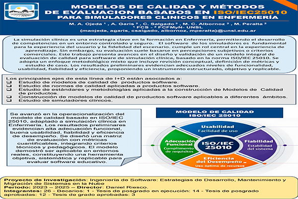 Modelos de Calidad y Métodos de Evaluacion Basados en ISO/IEC25010